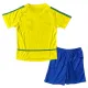 Dječji Brazil 2002-2003 Domaći Dres i šorc Retro