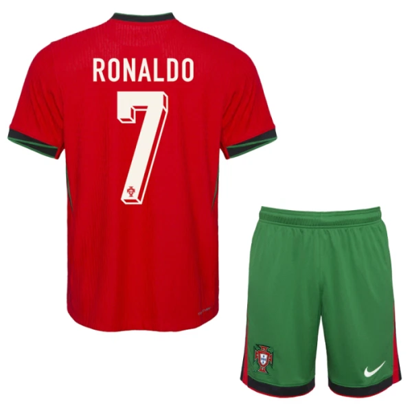 Dječji Portugal Cristiano Ronaldo 7 Domaći Dres i šorc Euro 2024