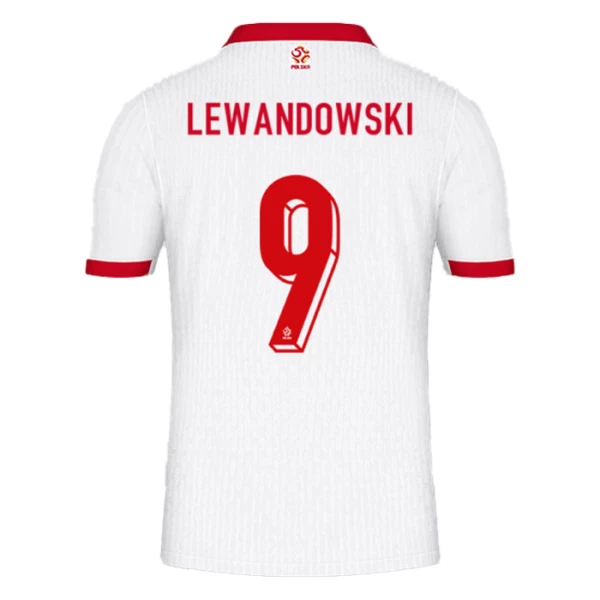 Poljska Robert Lewandowski 9 Domaći Dres Euro 2024