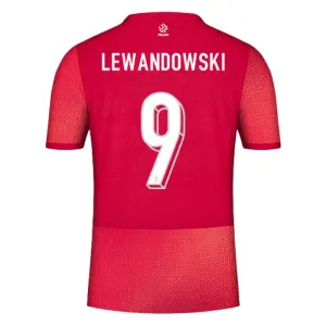 Poljska Robert Lewandowski 9 Gostujući Dres Euro 2024