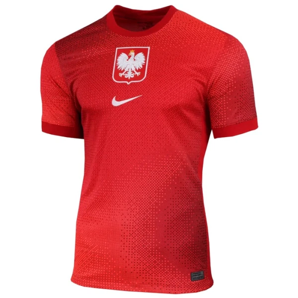 Poljska Robert Lewandowski 9 Gostujući Dres Euro 2024