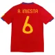 Španjolska A. Iniesta 6 2010 Domaći Dres Retro