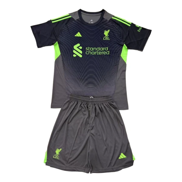 Dječji Liverpool Golman Dres i šorc 2025/26 Crna