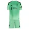 Dječji Liverpool Golman Dres i šorc 2025/26 Zelena
