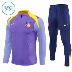 Dječji Atlético Madrid Trening sweatshirt i hlače komplet Četvrtina Zip 2025/26 Ljubičasta