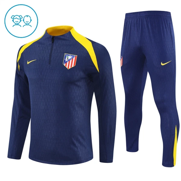 Dječji Atlético Madrid Trening sweatshirt i hlače komplet Četvrtina Zip 2025/26 Navy