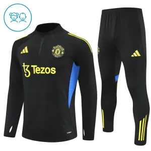 Dječji Manchester United Trening sweatshirt i hlače komplet Četvrtina Zip 2025/26