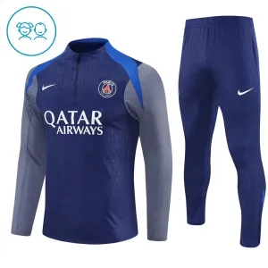 Dječji Paris Saint-Germain Trening sweatshirt i hlače komplet Četvrtina Zip 2025/26 Navy