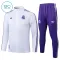 Dječji Real Madrid Trening sweatshirt i hlače komplet Četvrtina Zip 2025/26 Bijela