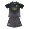 Dječji Real Madrid Golman Dres i šorc 2025/26 Crna