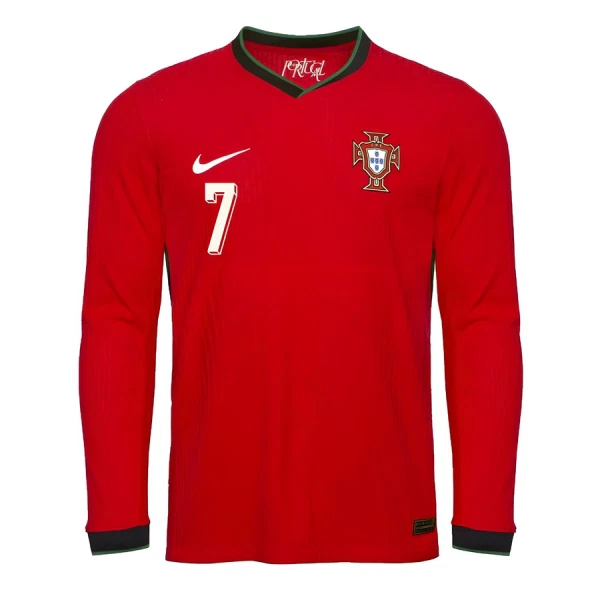 Portugal Cristiano Ronaldo 7 Domaći Dres 2025 - Dugi rukavi