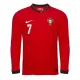 Portugal Cristiano Ronaldo 7 Domaći Dres 2025 - Dugi rukavi