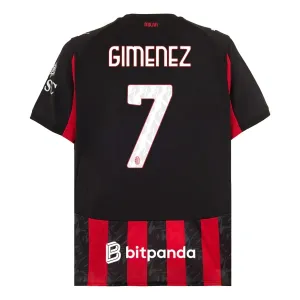 AC Milan Santiago Gimenez 7 Domaći Dres 2025/26