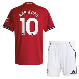 Dječji Manchester United Marcus Rashford 10 Domaći Dres i šorc 2025/26