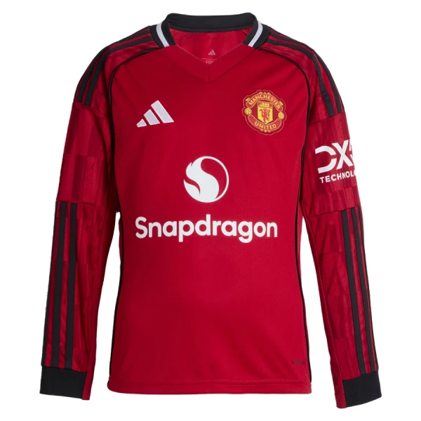 Manchester United Domaći Dres 2025/26 - Dugi rukavi