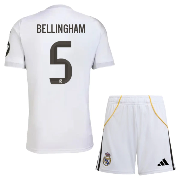 Dječji Real Madrid Jude Bellingham 5 Domaći Dres i šorc 2025/26