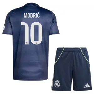 Dječji Real Madrid Luka Modrić 10 Gostujući Dres i šorc 2025/26