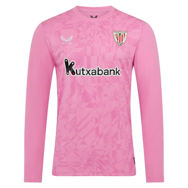 Athletic Bilbao Golman Dres 2025/26 Roza - Dugi rukavi