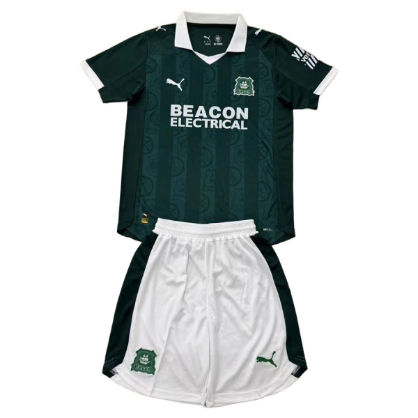 Dječji Plymouth Argyle Domaći Dres i šorc 2025/26 Dječji Plymouth Argyle Domaći Dres i šorc 2025/26
