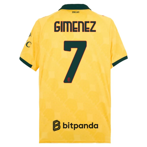 AC Milan Santiago Gimenez 7 Treći Dres 2025/26
