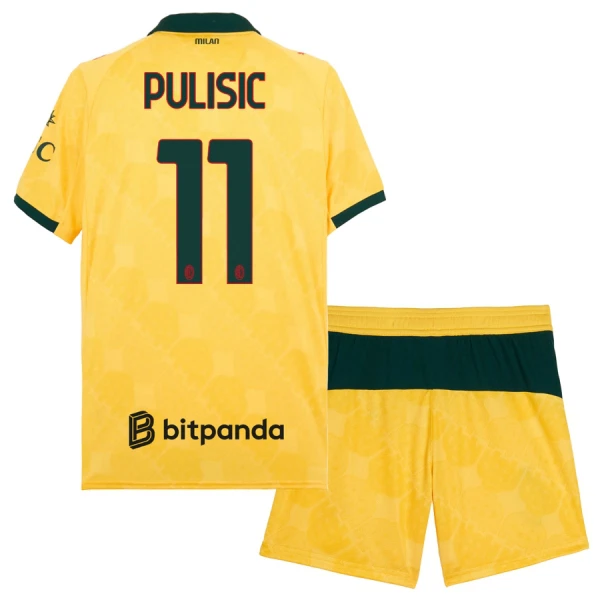 Dječji AC Milan Christian Pulisic 11 Treći Dres i šorc 2025/26