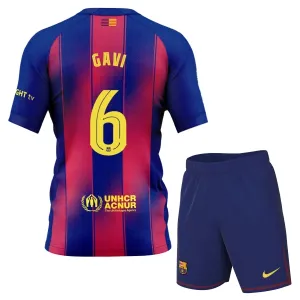 Dječji FC Barcelona Gavi 6 Domaći Dres i šorc 2025/26