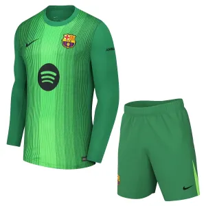 Dječji FC Barcelona Golman Dres i šorc 2025/26 - Dugi rukavi