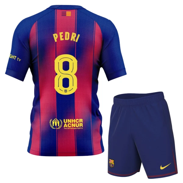 Dječji FC Barcelona Pedri 8 Domaći Dres i šorc 2025/26