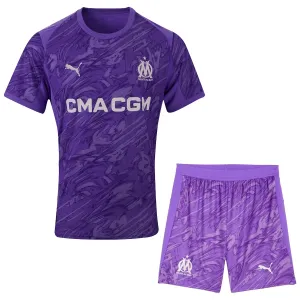 Dječji Olympique Marseille Golman Dres i šorc 2025/26 Ljubičasta