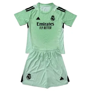Dječji Real Madrid Golman Dres i šorc 2025/26 Zelena