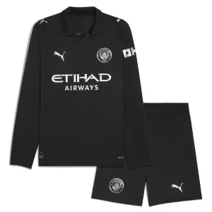Dječji Manchester City Gostujući Dres i šorc 2025/26 - Dugi rukavi