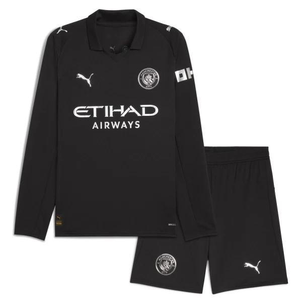 Dječji Manchester City Gostujući Dres i šorc 2025/26 - Dugi rukavi