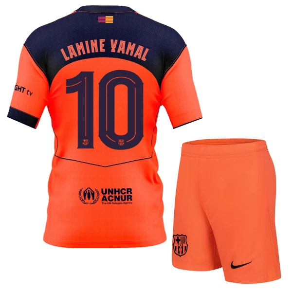 Dječji FC Barcelona Lamine Yamal 10 Treći Dres i šorc 2025/26