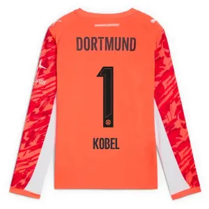 Borussia Dortmund Gregor Kobel 1 Golman Dres 2025/26 Crvena - Dugi rukavi