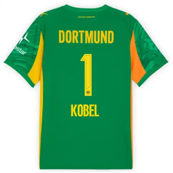 Borussia Dortmund Gregor Kobel 1 Golman Dres 2025/26 Zelena
