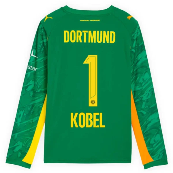 Borussia Dortmund Gregor Kobel 1 Golman Dres 2025/26 Zelena - Dugi rukavi