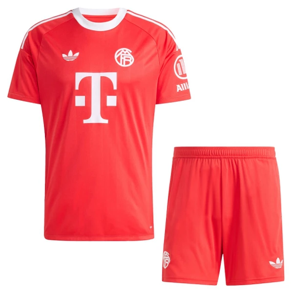 Dječji FC Bayern München Golman Dres i šorc 2025/26 Crvena