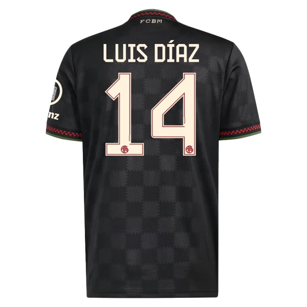FC Bayern München Luis Díaz 14 Treći Dres 2025/26