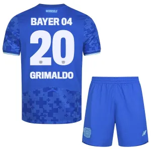 Dječji Bayer 04 Leverkusen Alejandro Grimaldo 20 Treći Dres i šorc 2025/26
