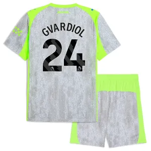 Dječji Manchester City Josko Gvardiol 24 Treći Dres i šorc 2025/26