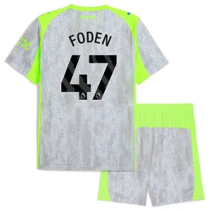 Dječji Manchester City Phil Foden 47 Treći Dres i šorc 2025/26