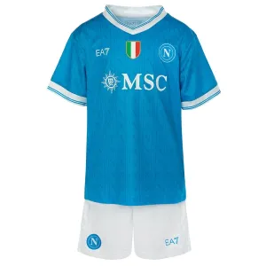 Dječji SSC Napoli Domaći Dres i šorc 2025/26