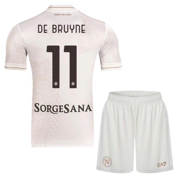 Dječji SSC Napoli Kevin De Bruyne 11 Gostujući Dres i šorc 2025/26