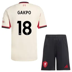 Dječji Liverpool Cody Gakpo 18 Gostujući Dres i šorc 2025/26