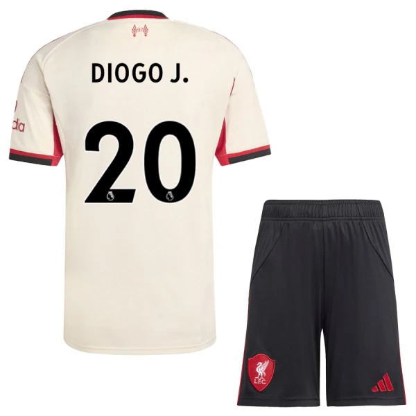 Dječji Liverpool Diogo Jota 20 Gostujući Dres i šorc 2025/26