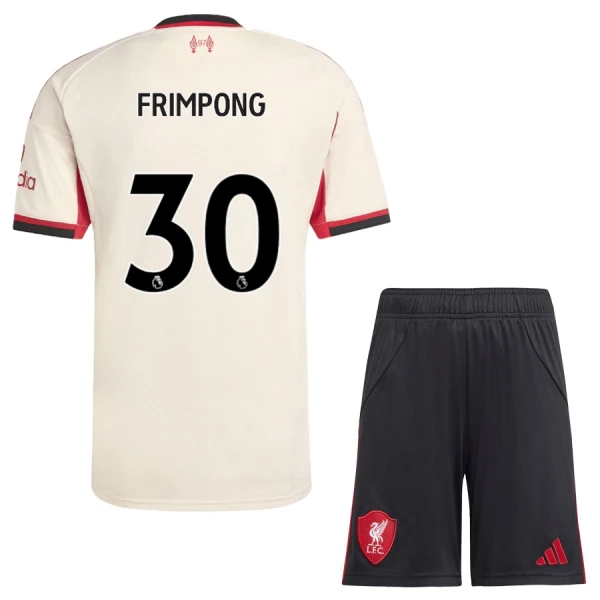 Dječji Liverpool Jeremie Frimpong 30 Gostujući Dres i šorc 2025/26