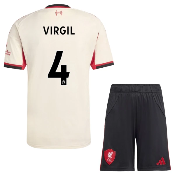 Dječji Liverpool Virgil van Dijk 4 Gostujući Dres i šorc 2025/26
