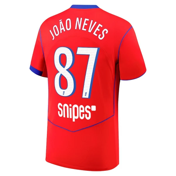 Paris Saint-Germain João Neves 87 Treći Dres 2025/26