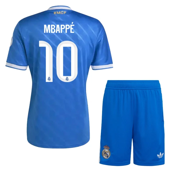 Dječji Real Madrid Kylian Mbappé 10 Treći Dres i šorc 2025/26