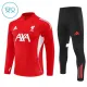 Dječji Liverpool Trening sweatshirt i hlače komplet Četvrtina Zip 2025/26 Crvena